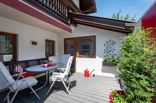 Terrasse Ferienwohnung HIRSCHBICHL 
